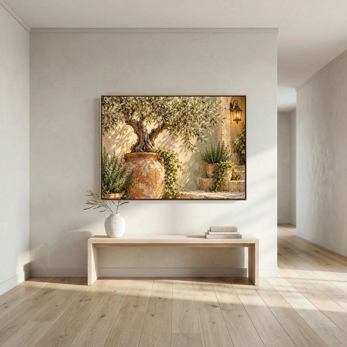 The Olive Courtyard - Botanical Wall Art