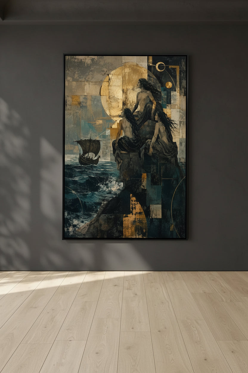 The Sirens’ Call – Greek Mythology Odyssey Canvas Wall Art