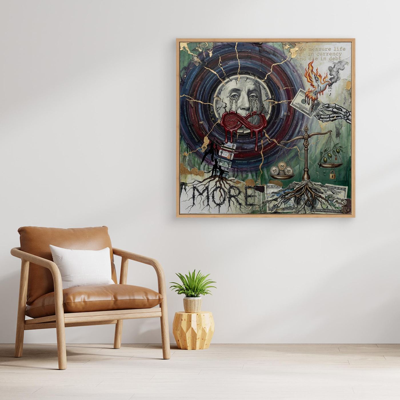 Currency of Life – Money Wall Art