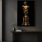 The Prize – Dipinto e quadro di trofeo maschile dorato