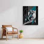 Horned Prism – Quadro geometrico di geco