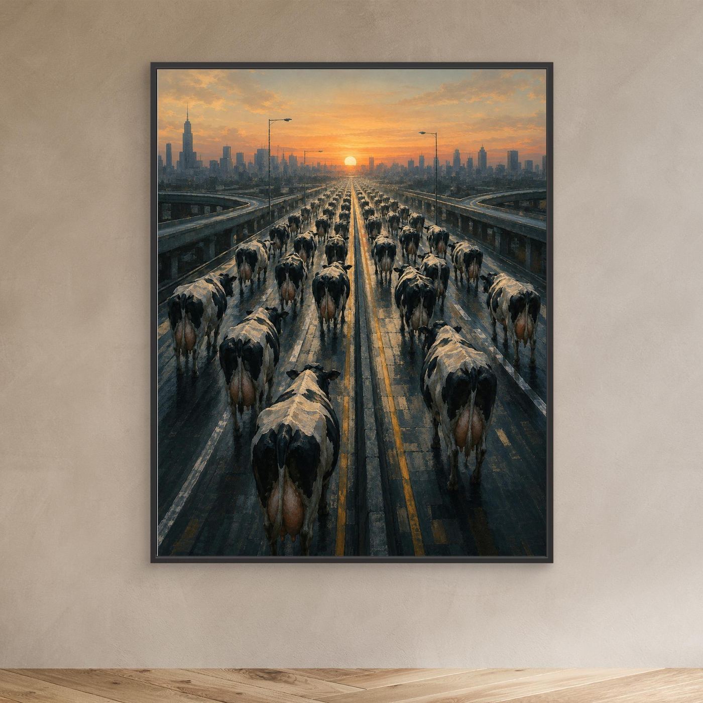 Cows On The Freeway