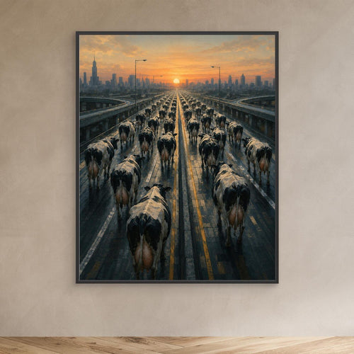 Cows On The Freeway