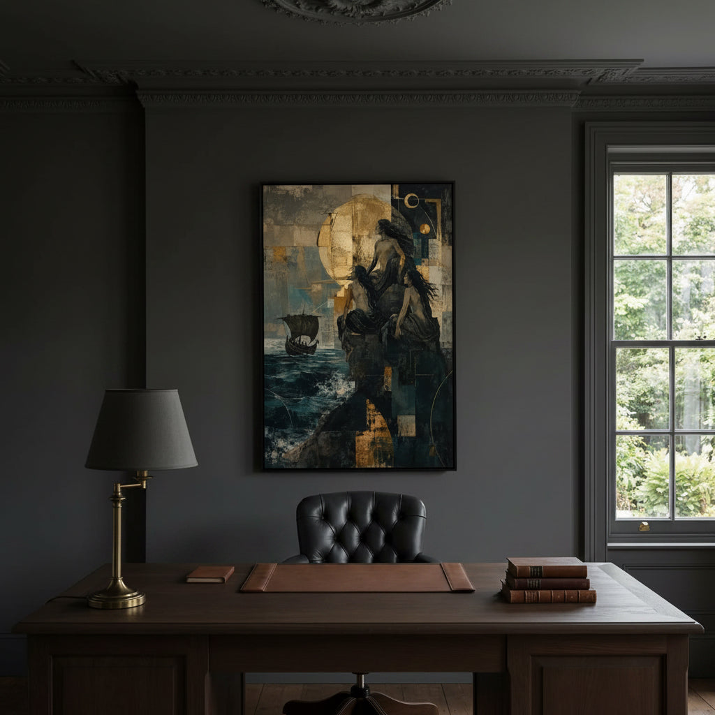 The Sirens’ Call – Greek Mythology Odyssey Canvas Wall Art