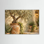 The Olive Courtyard - Botanical Wall Art