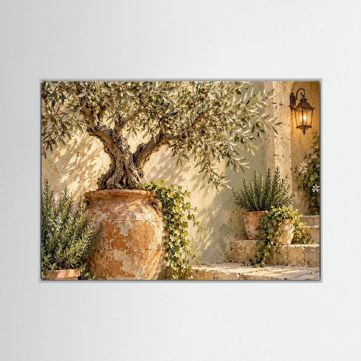 The Olive Courtyard - Botanical Wall Art