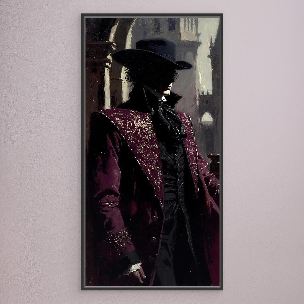 Dracula Painting – Gothic Statement Wall Art