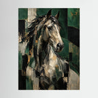 Form Without Reins — abstrakcyjny obraz konia