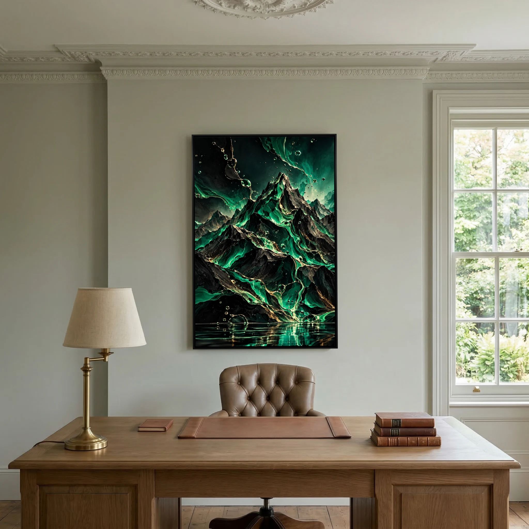Emerald Heights - Green Mountain Painting