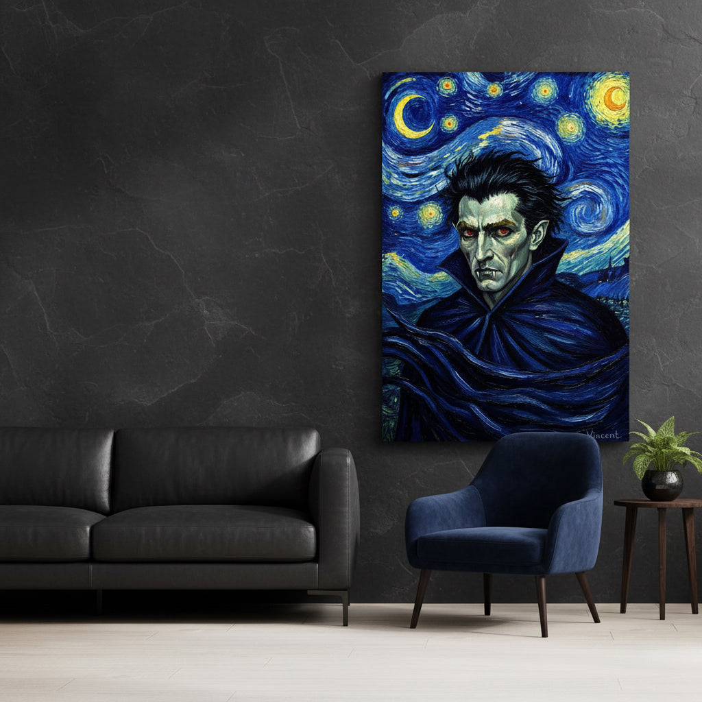 Dracula Van Gogh painting art