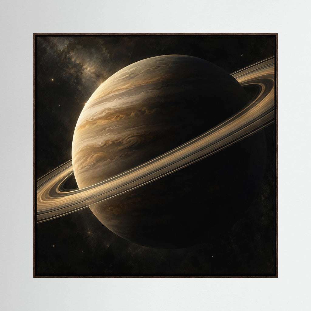 Saturn at Midnight — obraz planety i sztuka kosmiczna