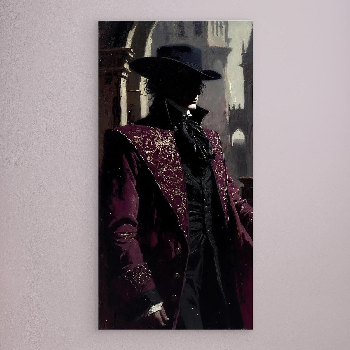 Dracula Painting – Gothic Statement Wall Art