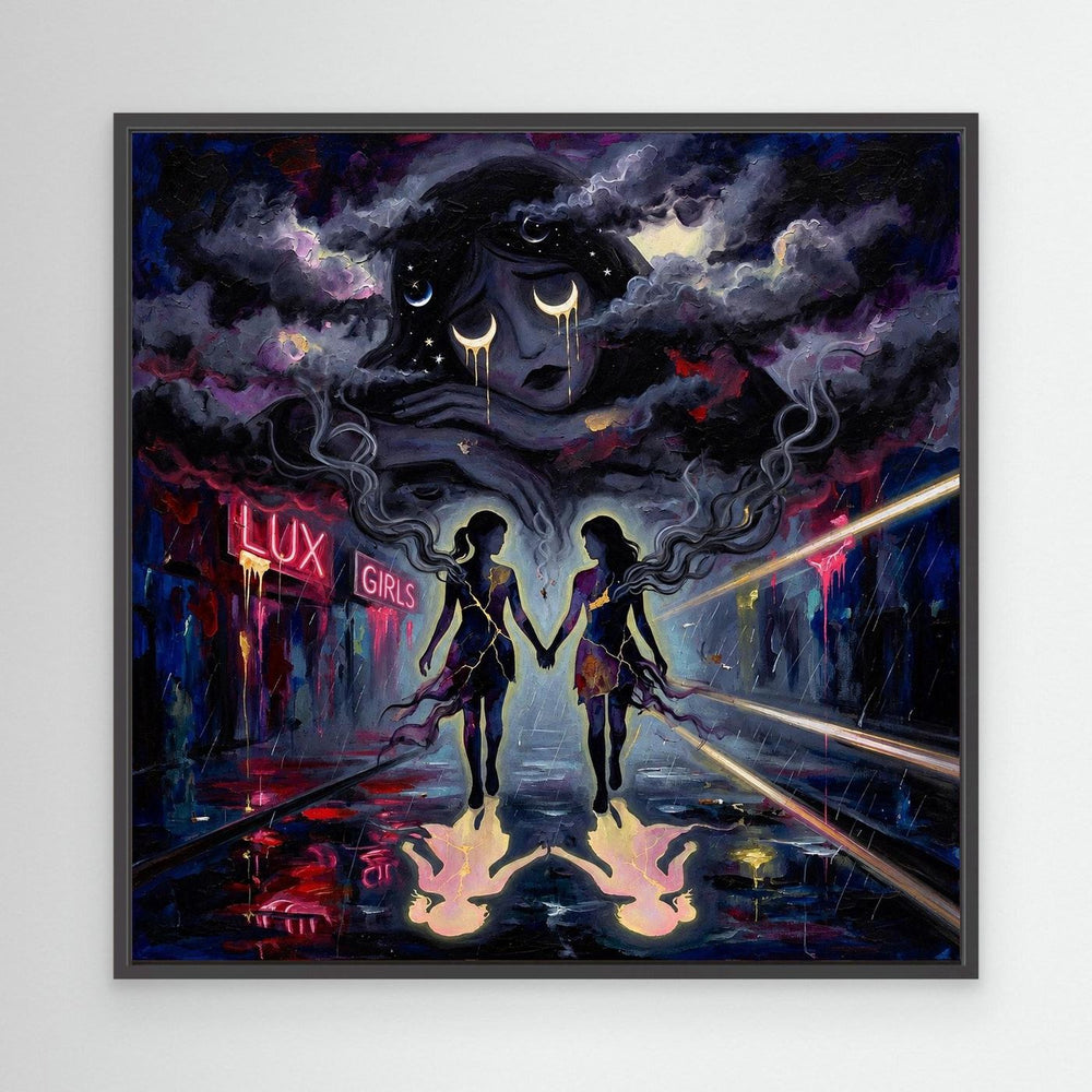 Daughters of the Night – Moody Abstract Wall Art