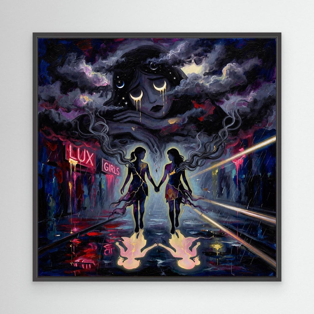 Daughters of the Night – Moody Abstract Wall Art