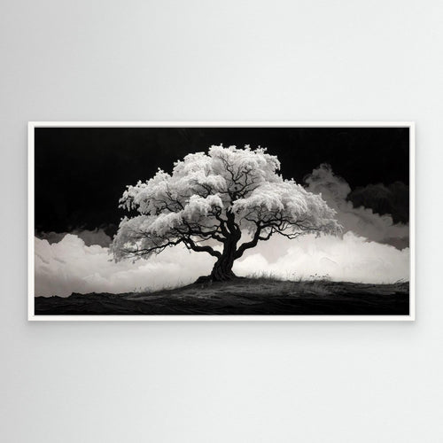 Black and White Tree – Modern Wall Art