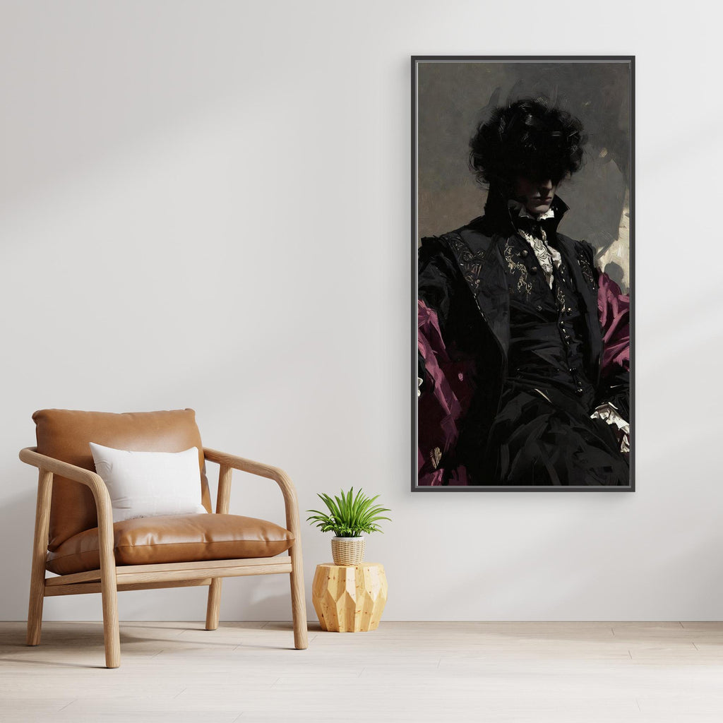 Dracula Painting – Dark Gothic Portrait Art