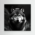 Black and White Wolf – Statement Wall Art