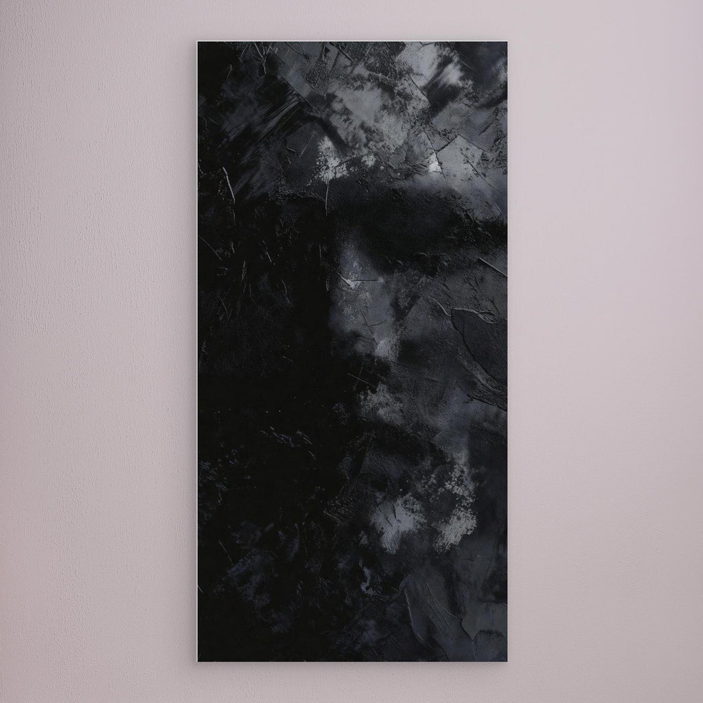 In The Shadow - Black Abstract Art