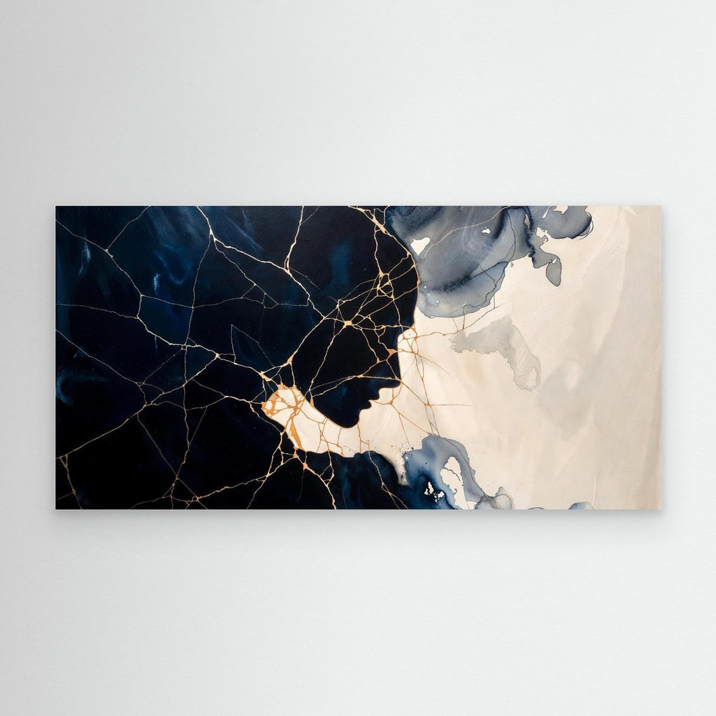 Fractured Silence – Mental Health Canvas