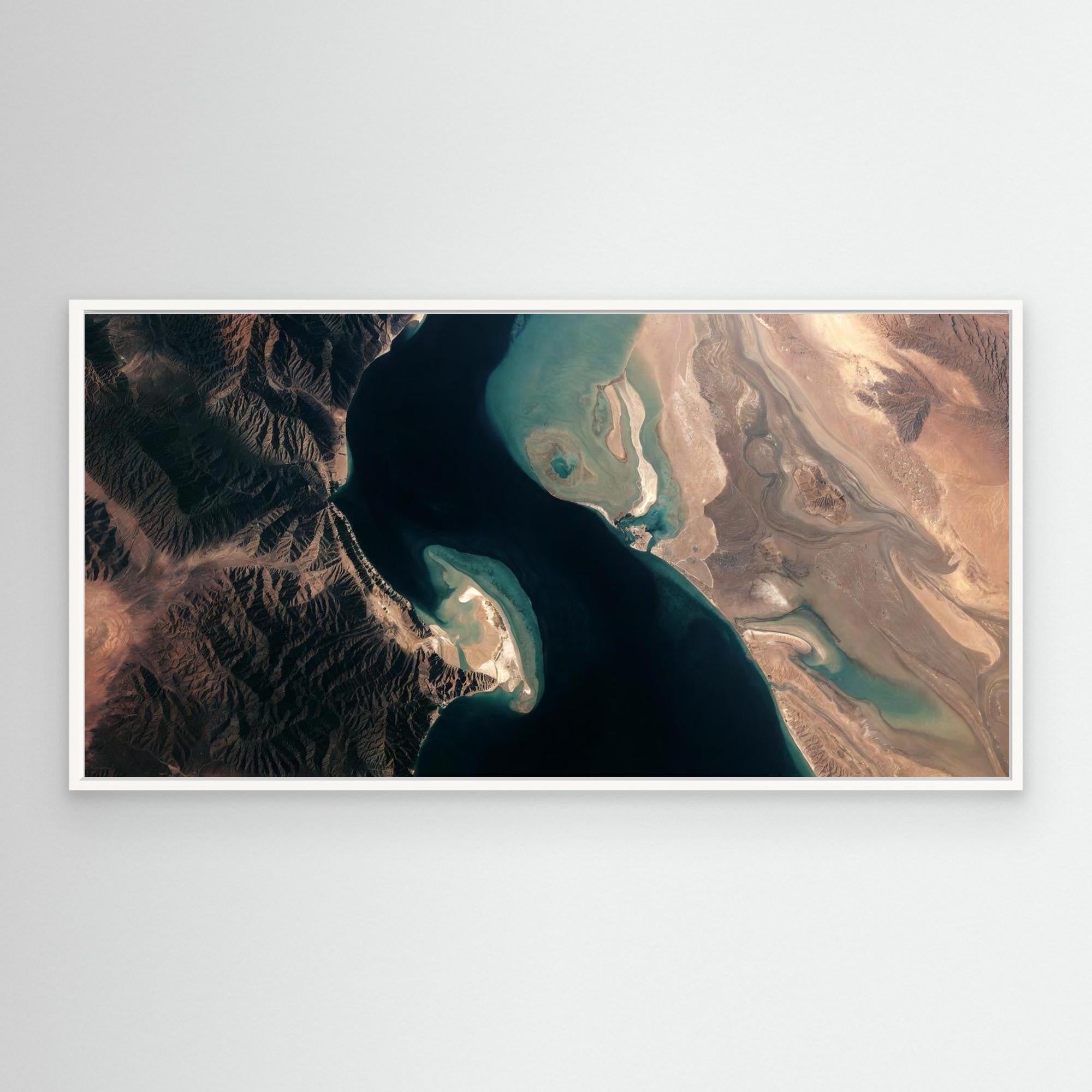 Narrow Passage – Strait of Hormuz Aerial Wall Art