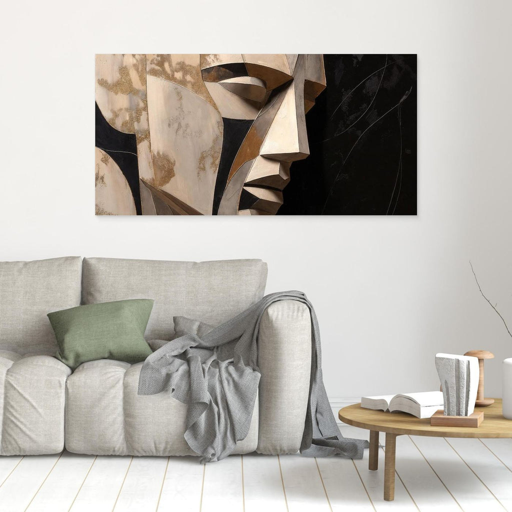 Profile in Silence – Abstract Faces Wall Art
