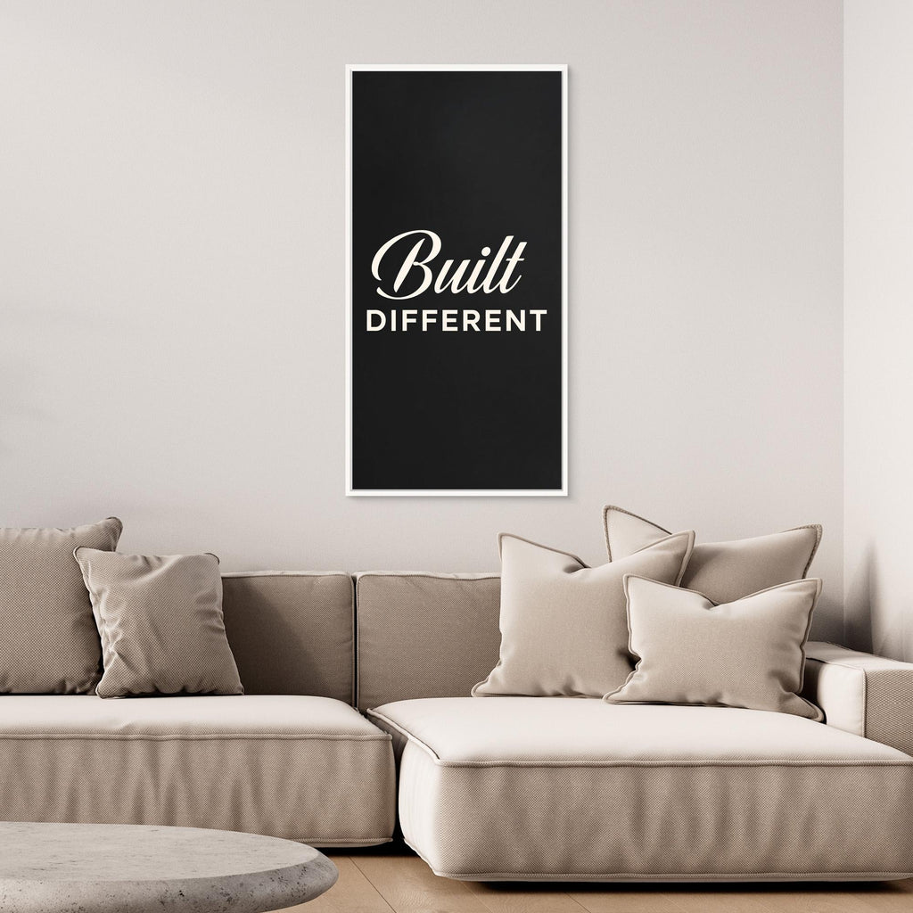 Built Different – Bold Men’s Wall Art