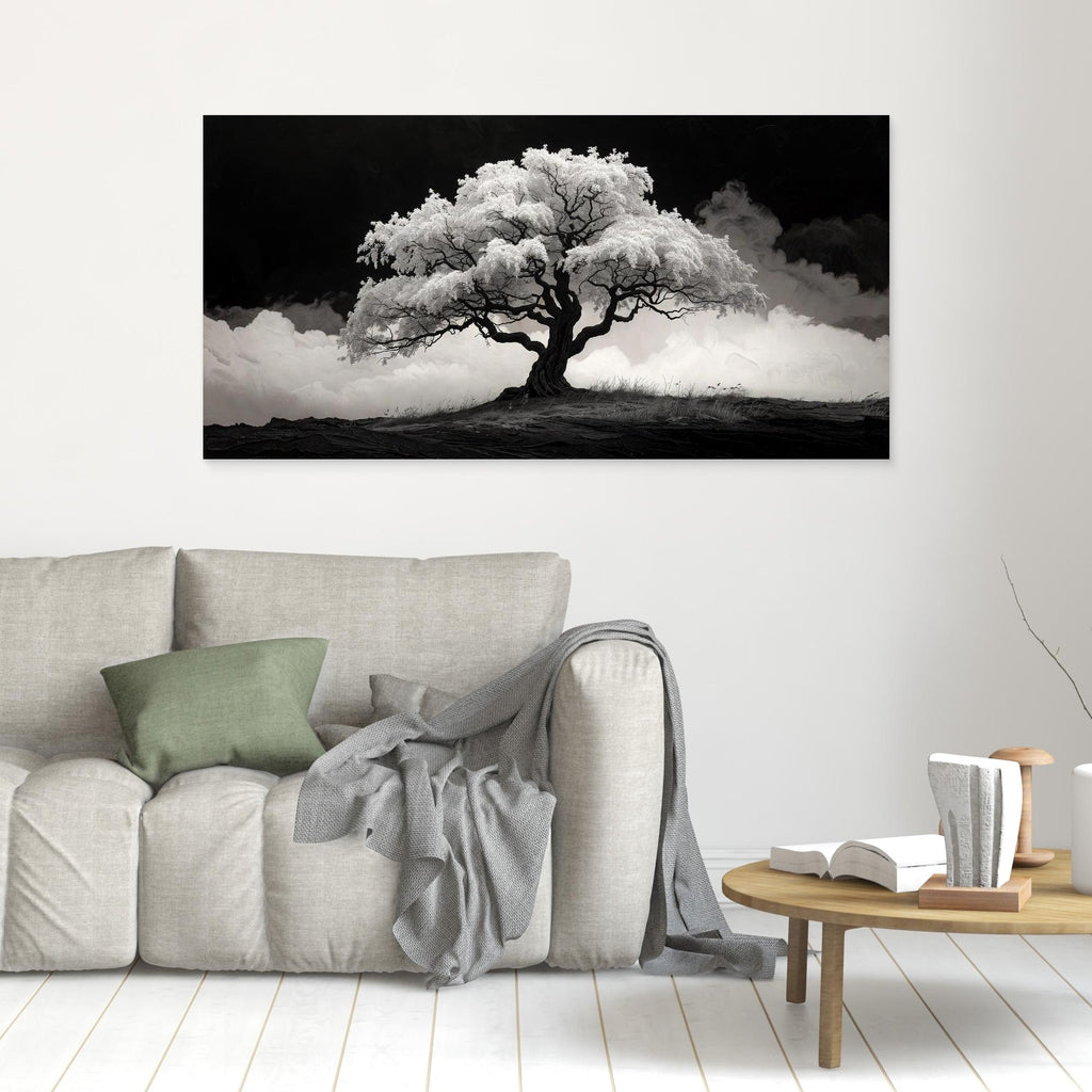 Black and White Tree – Modern Wall Art