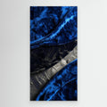Royal Blue Velvet Canvas – Luxury Abstract Wall Art
