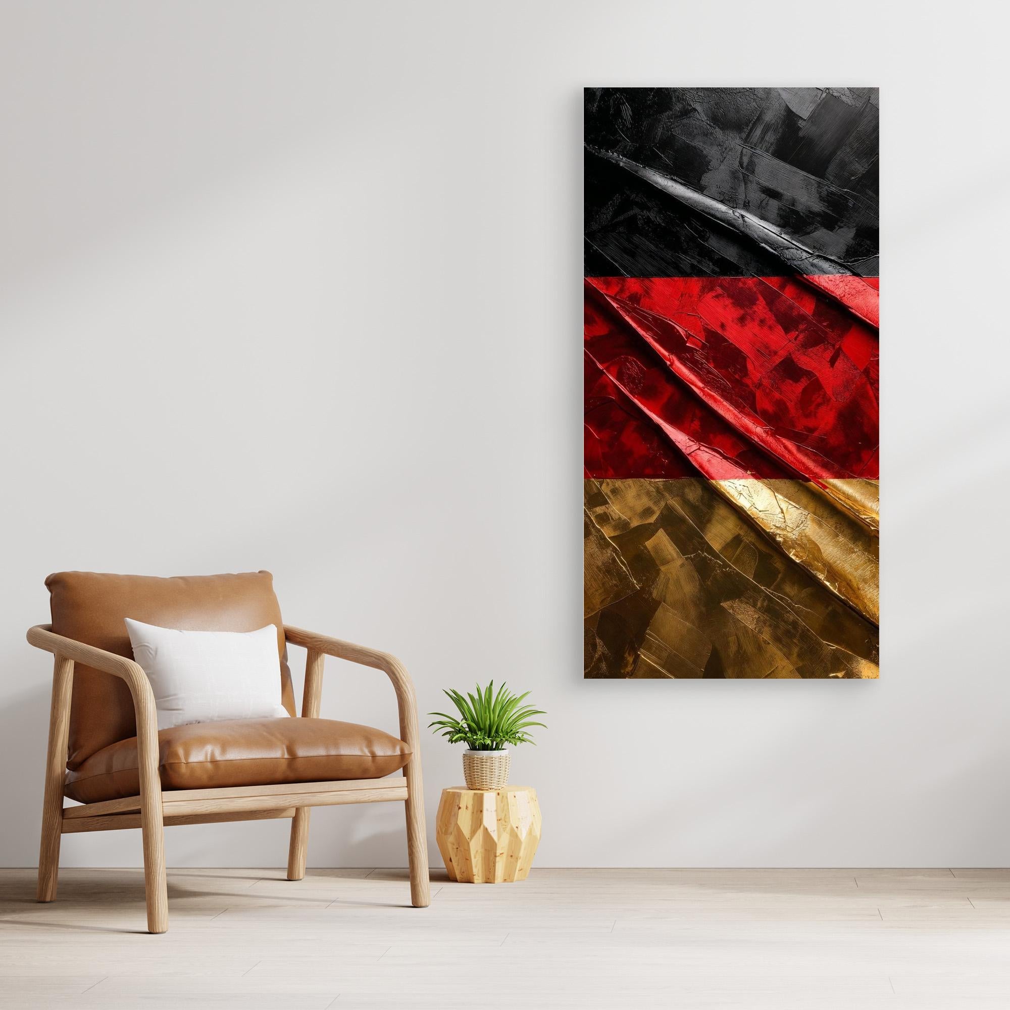 Black Red Gold – Modern German Wall Art