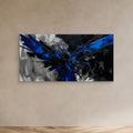 Blue Phoenix Breakthrough – Abstract Wall Art for Men