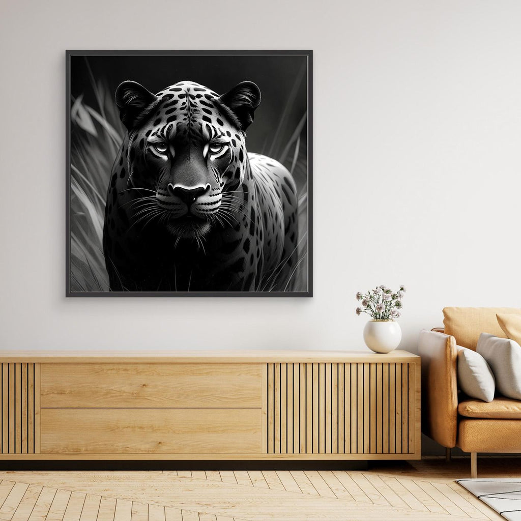 Black and White Panther – Statement Wall Art