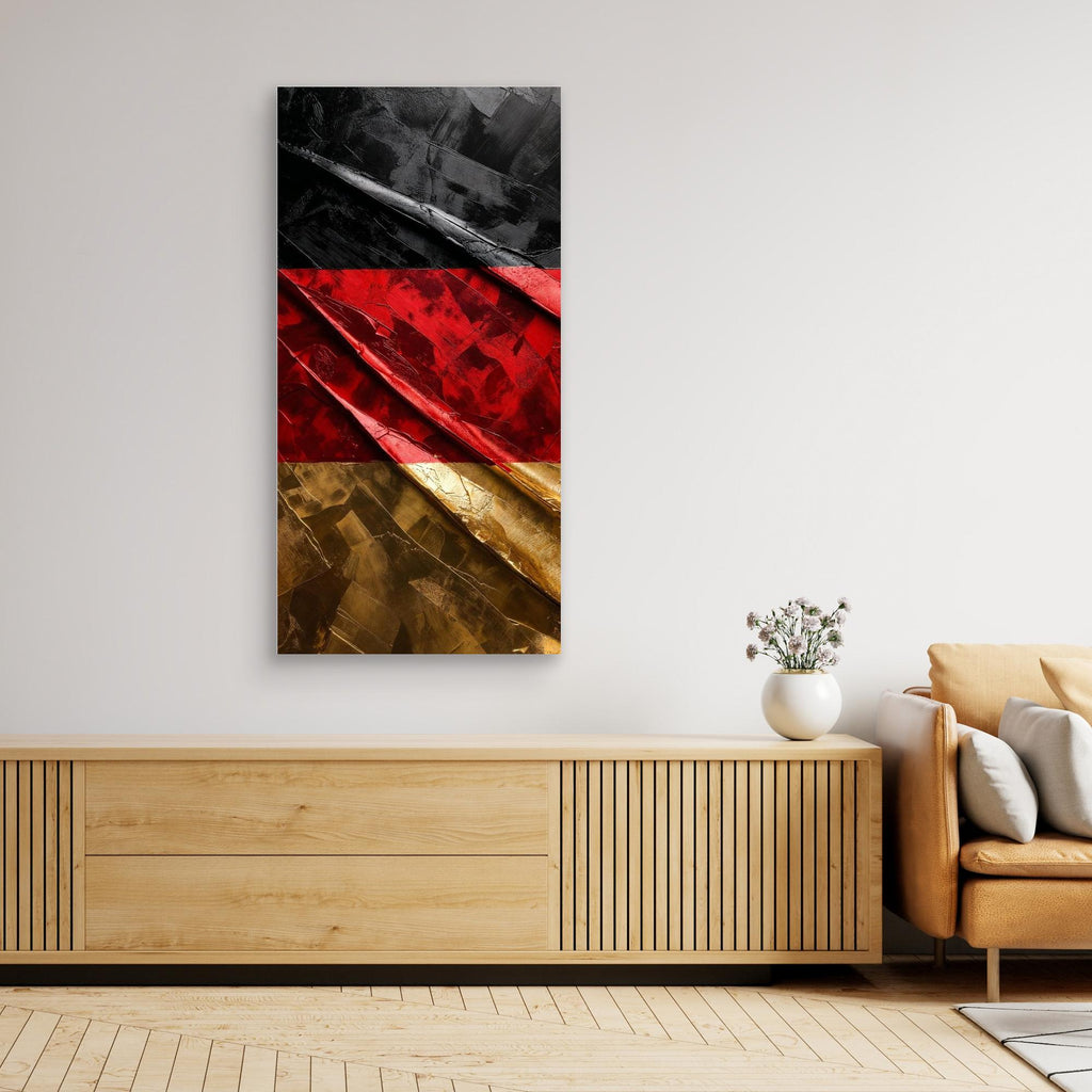 Black Red Gold – Modern German Wall Art