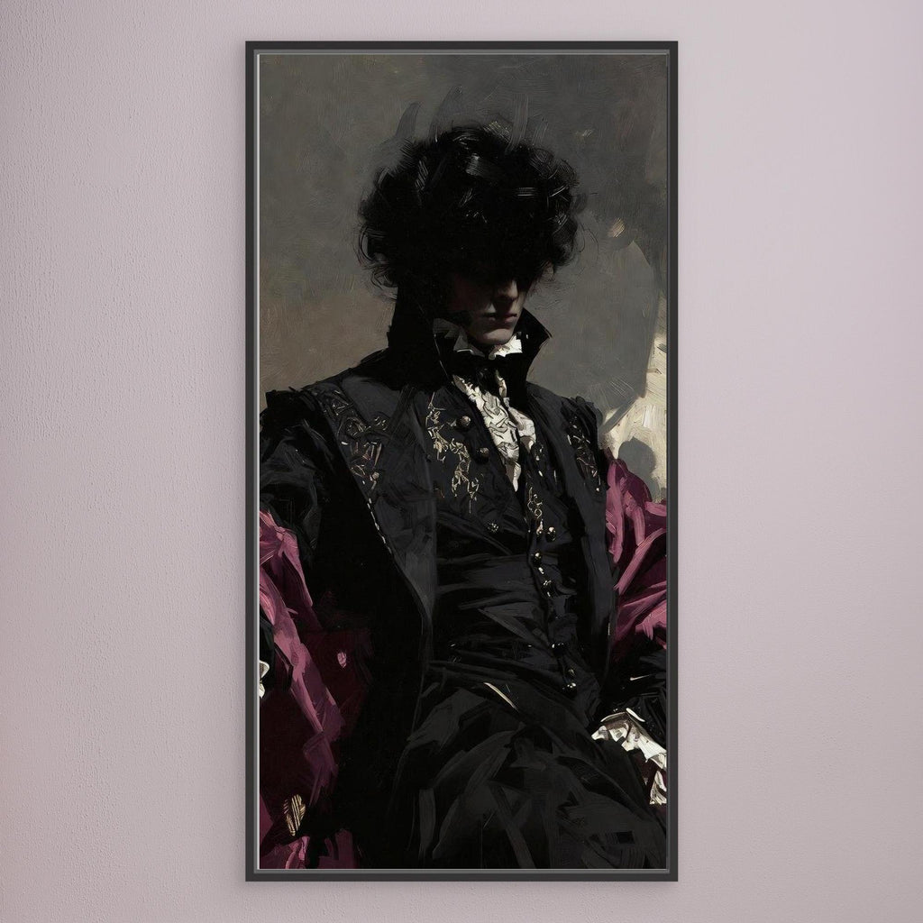 Dracula Painting – Ritratto gotico scuro
