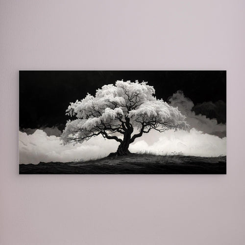Black and White Tree – Modern Wall Art
