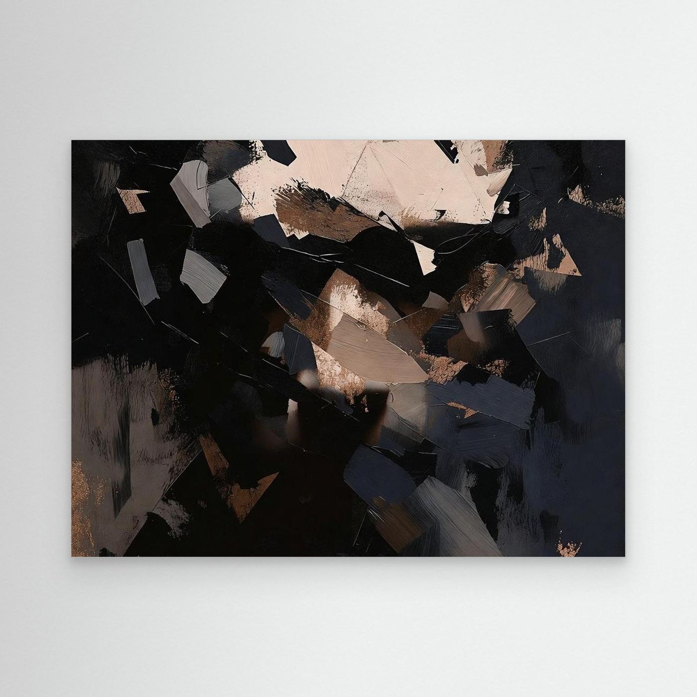 Shadow Presence – Abstract Faces Wall Art