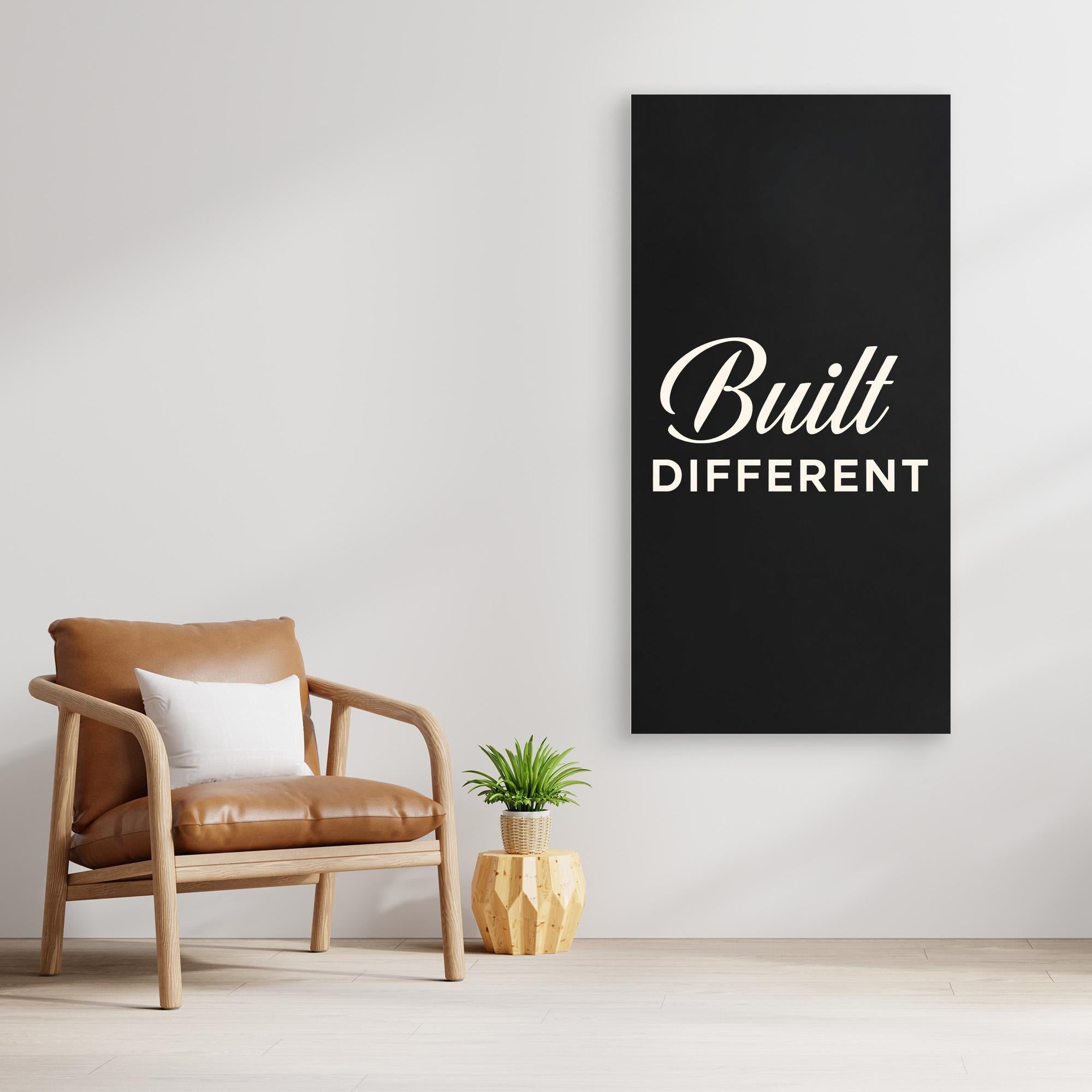 Built Different – Bold Men’s Wall Art