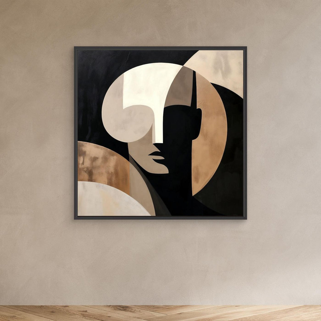 Hidden Geometry – Abstract Faces Wall Art