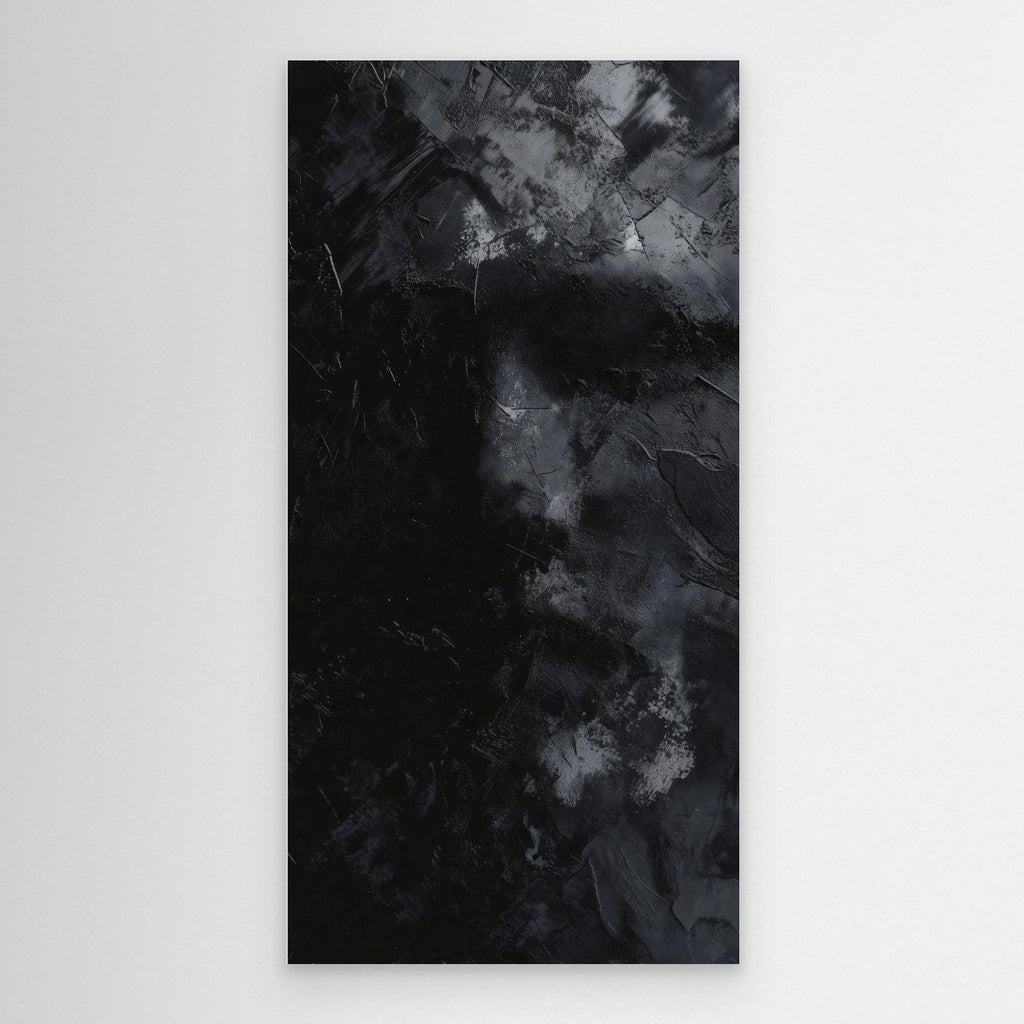 In The Shadow - Black Abstract Art