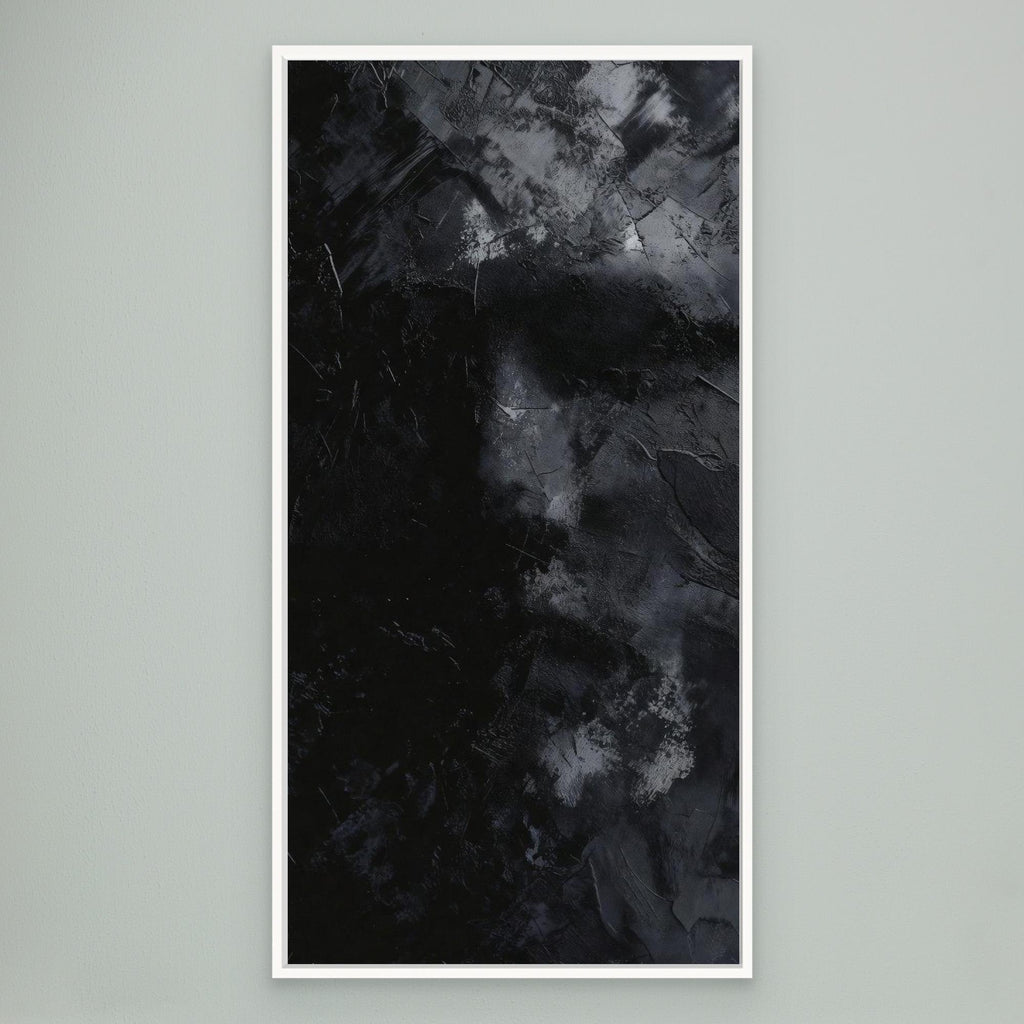 In The Shadow - Black Abstract Art