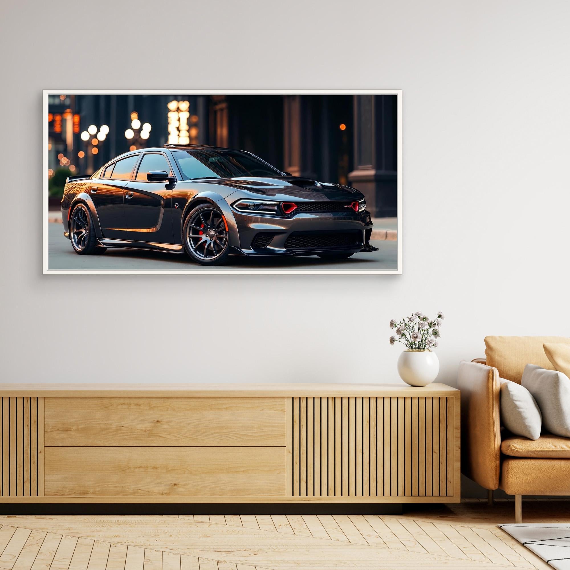 Urban Predator – Hellcat-Inspired Car Art
