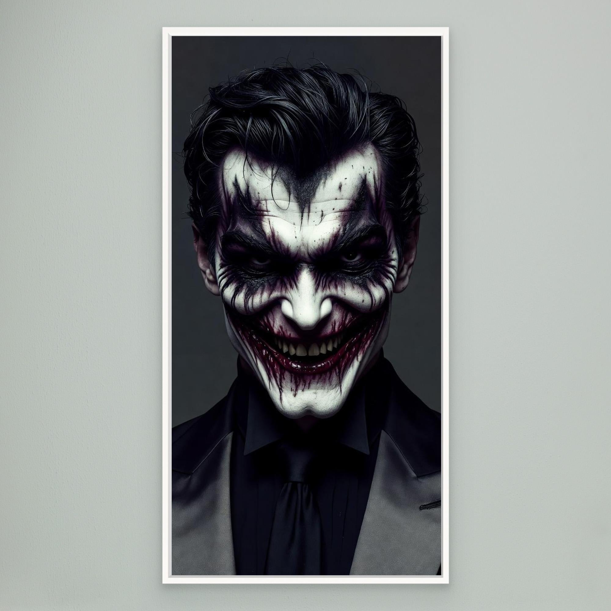 Joker in Silk – Villain-Inspired Wall Art