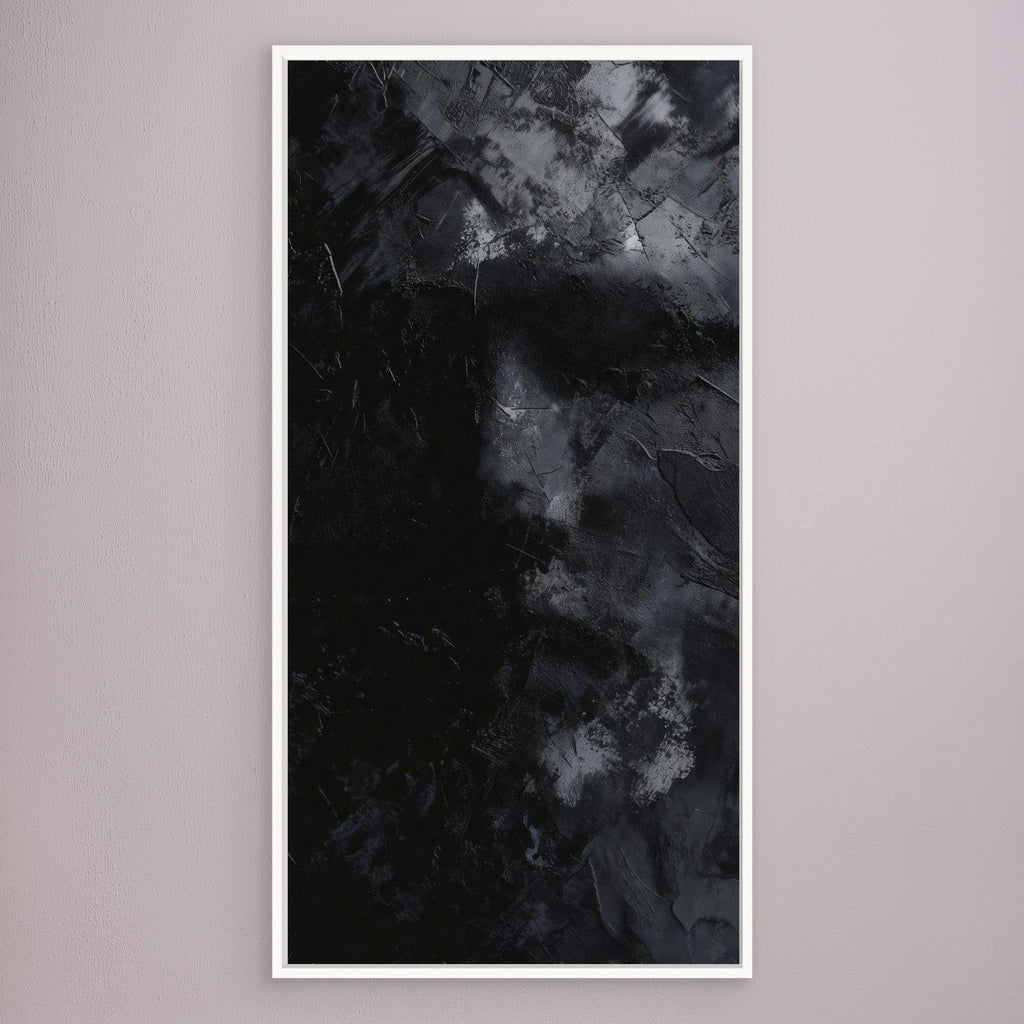 In The Shadow - Black Abstract Art