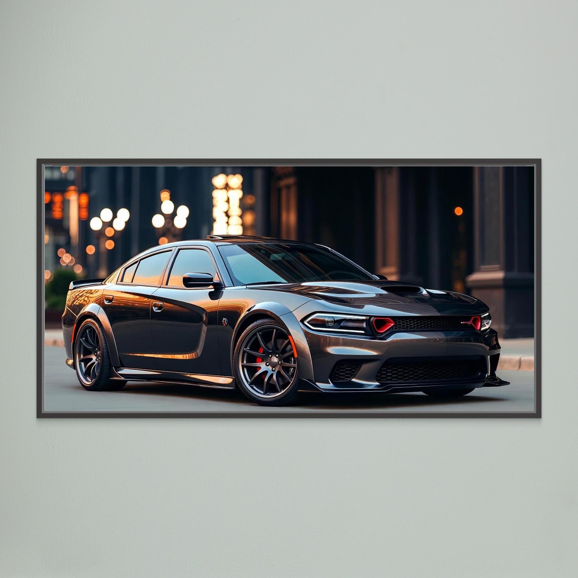 Urban Predator – Hellcat-Inspired Car Art