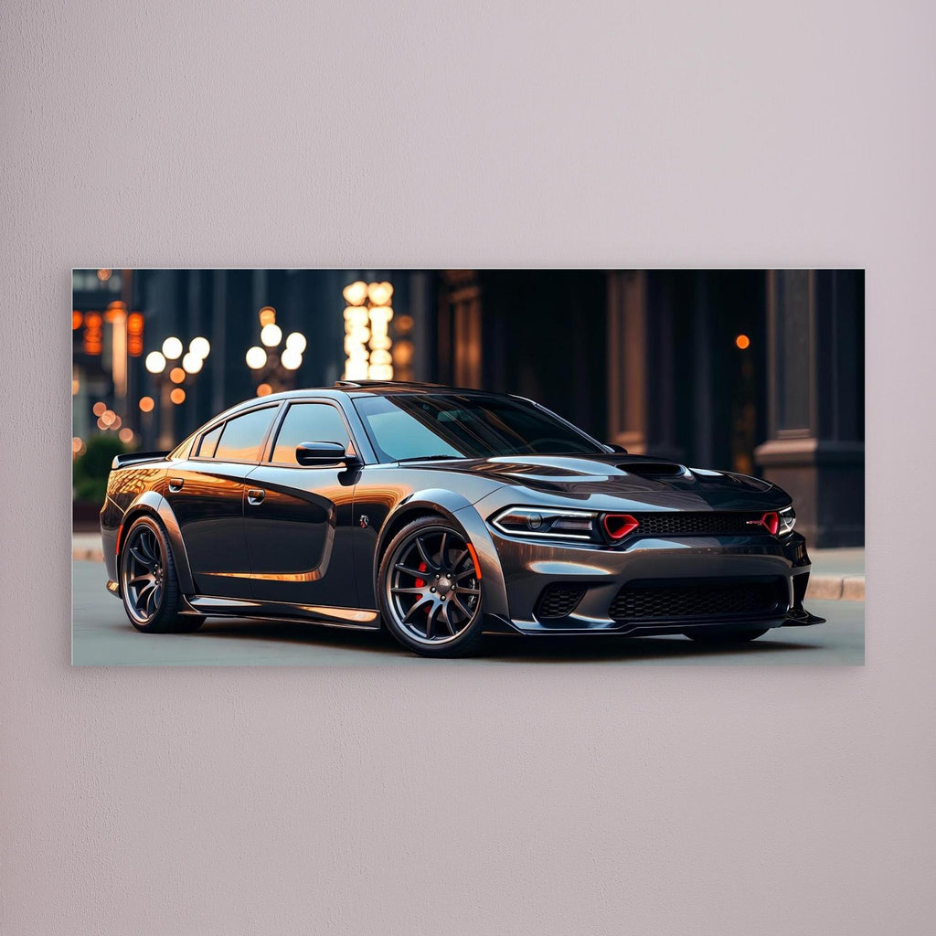 Urban Predator – Hellcat-Inspired Car Art