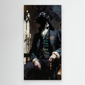 Dracula Painting – Seated Gothic Portrait Art