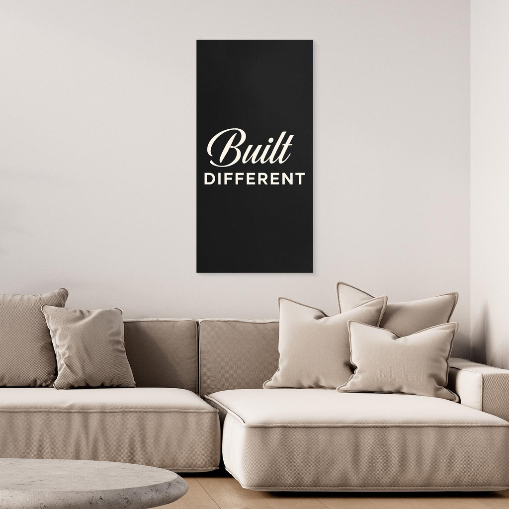 Built Different – Bold Men’s Wall Art