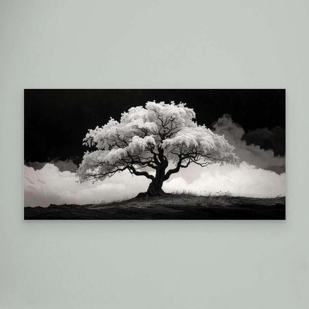 Black and White Tree – Modern Wall Art
