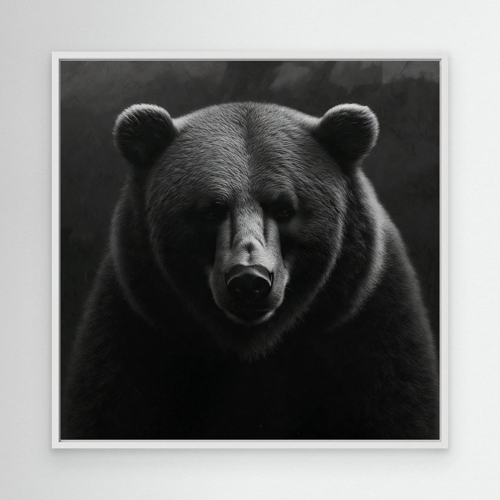 Black and White Bear – Quadro d'impatto