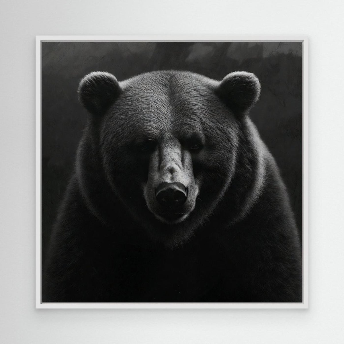 Black and White Bear – Quadro d'impatto