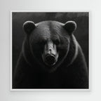 Black and White Bear – Quadro d'impatto